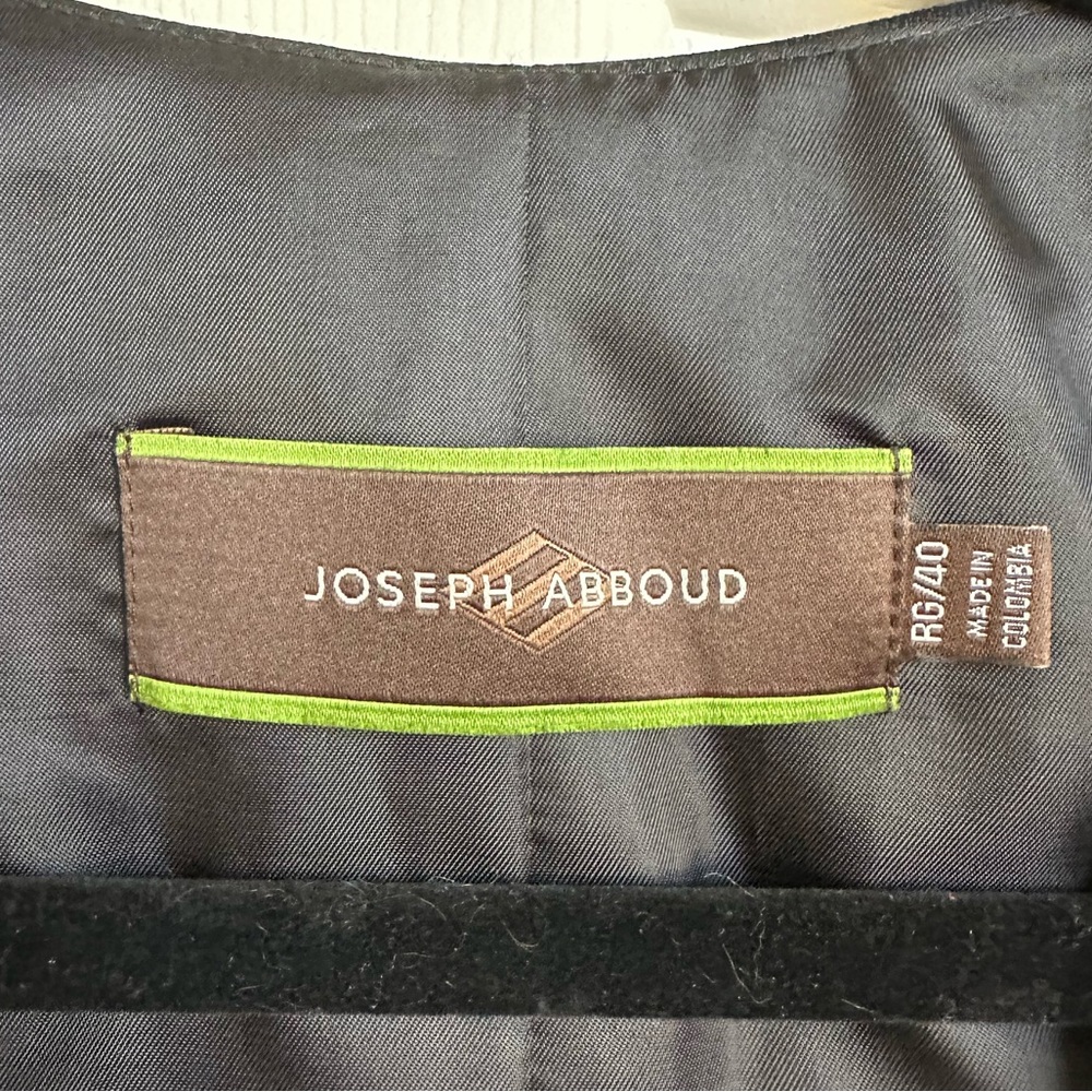 Joseph Abboud Black Formal Vest with V-Neck and Wool Blend - Picture 5 of 8